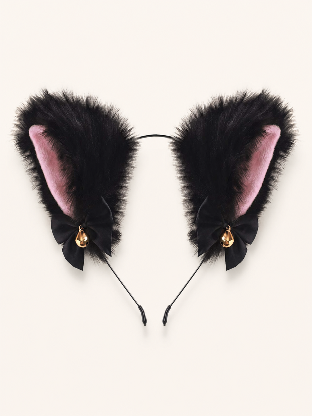 Accessory style Black Fox Ears — regenerated product-only image