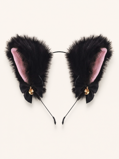 Accessory style Black Fox Ears — regenerated product-only image