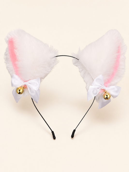 Accessory style White Fox Ears — regenerated product-only image