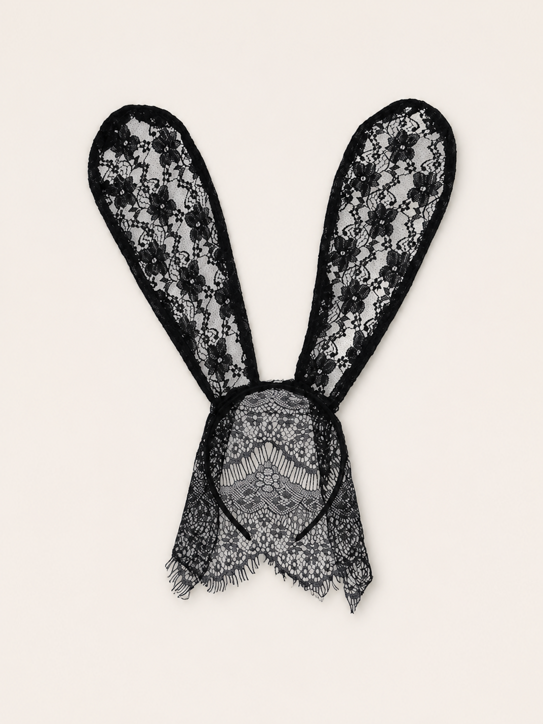 Accessory style Black Bunny Face Mask — regenerated product-only image