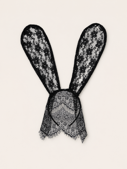 Accessory style Black Bunny Face Mask — regenerated product-only image