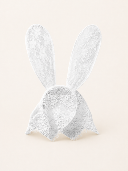 Accessory style White Bunny Face Mask — regenerated product-only image