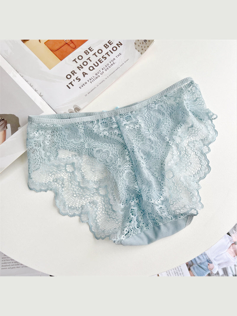 Sculpted Lace Support set — light blue detail
