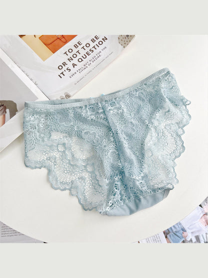 Sculpted Lace Support set — light blue detail