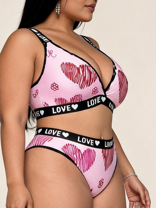 Love Letter Bra & Brief Set