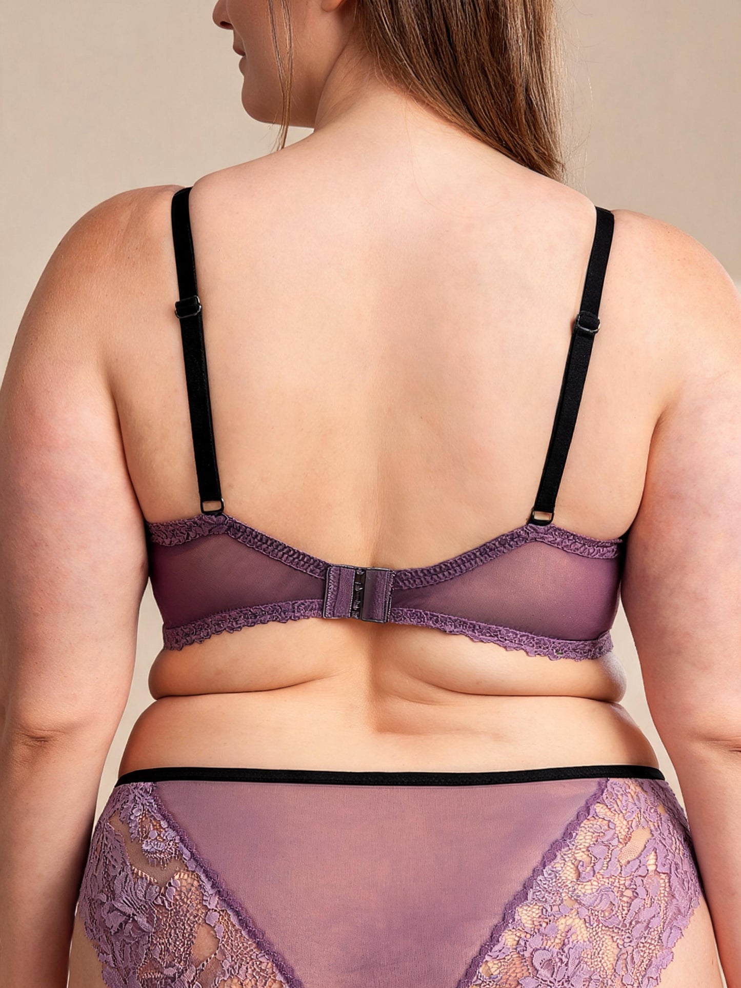Lightweight Breathable & Reduces Bust Appearance Lace Bra Set