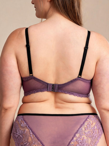 Lightweight Breathable & Reduces Bust Appearance Lace Bra Set