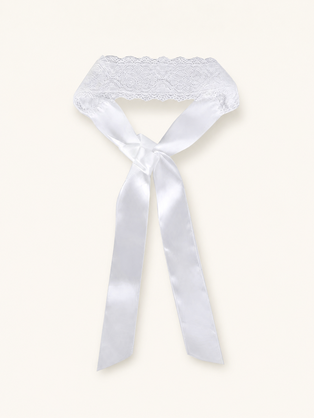 Accessory style White Lace Eye Mask — regenerated product-only image