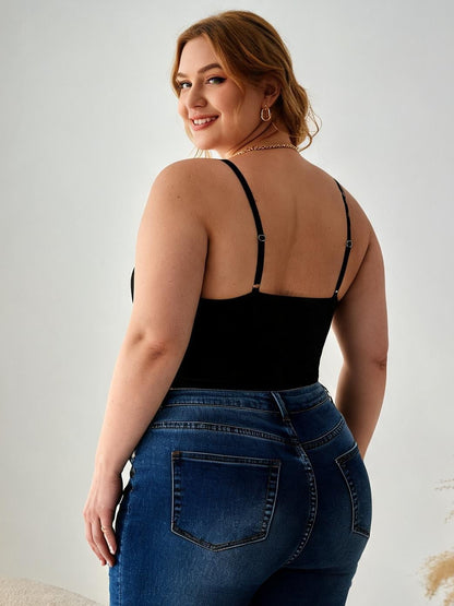 Black Lace Corset Bustier Top