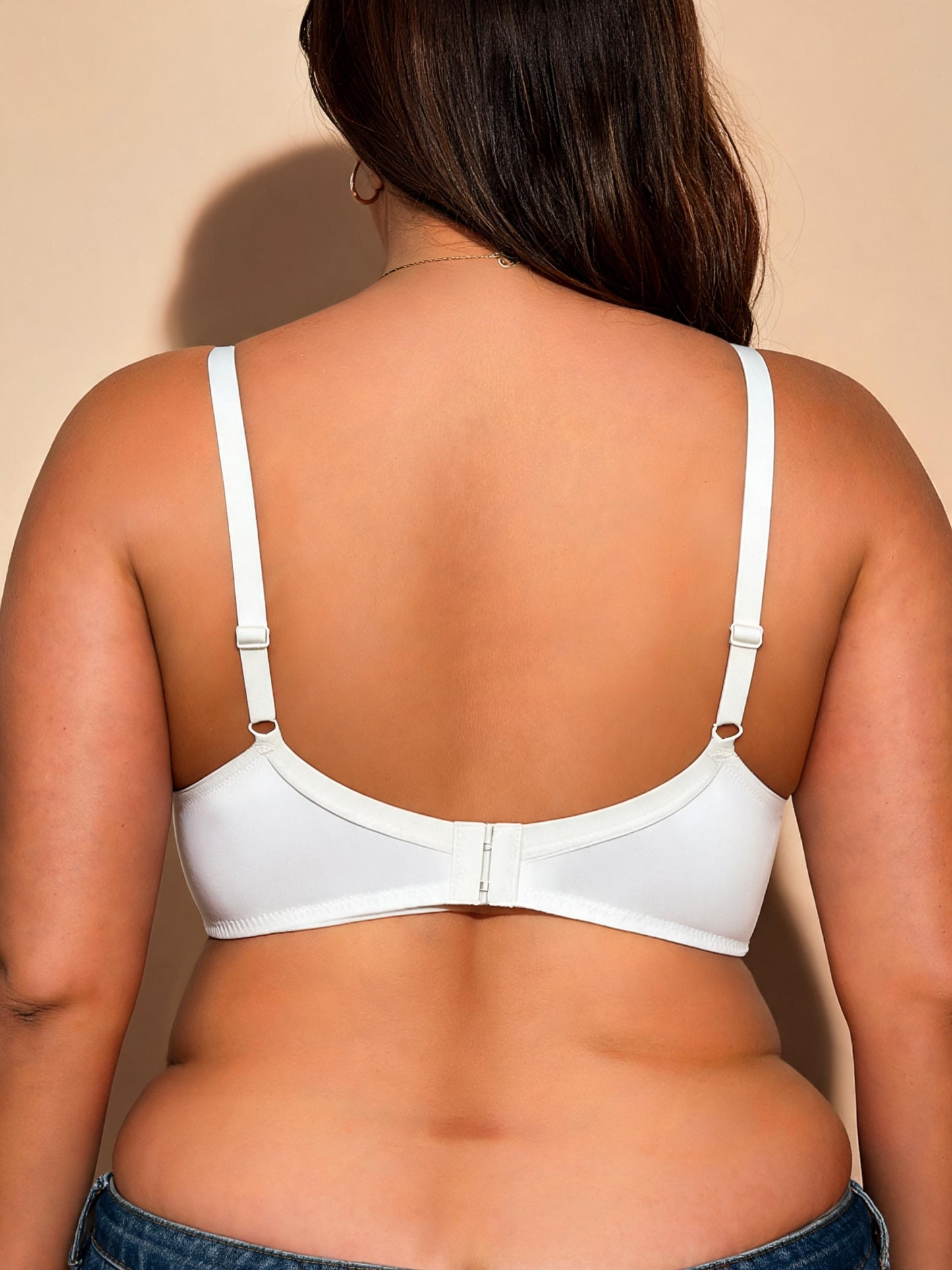 Wireless Full Coverage Bralette Unpadded Comfort Lift Bra with Bow Detail