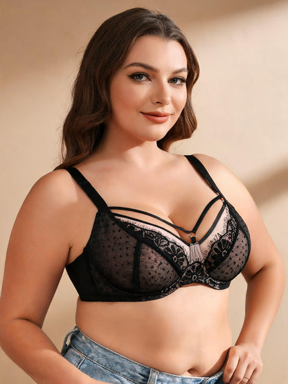 Underwire Support & Side Smoothing Lace Bra