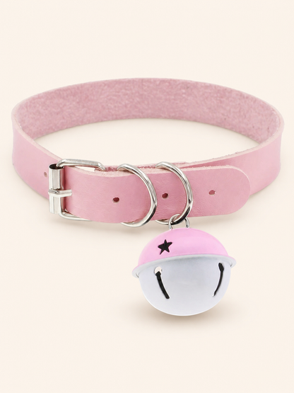 Accessory style Pink Single-Bell Collar — regenerated product-only image