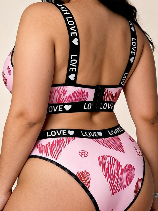 Love Letter Bra & Brief Set