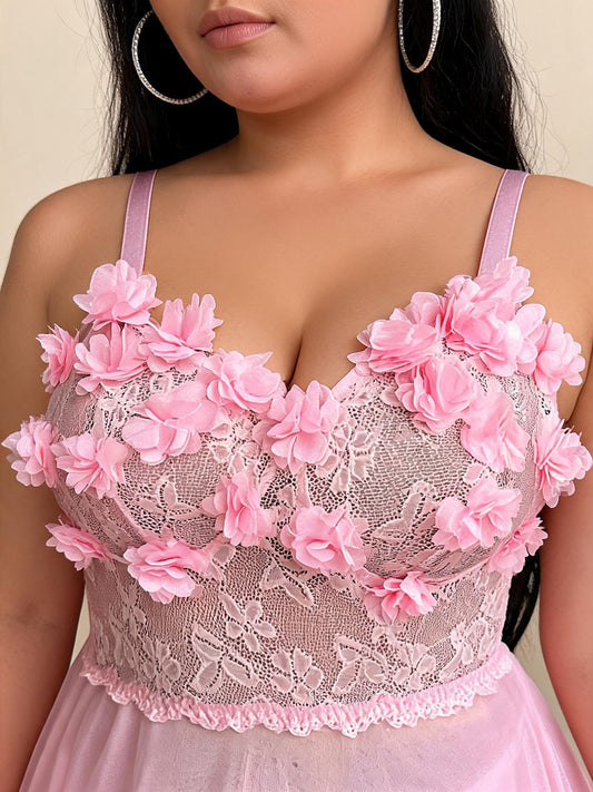 Blooming Petal Tulle Babydoll