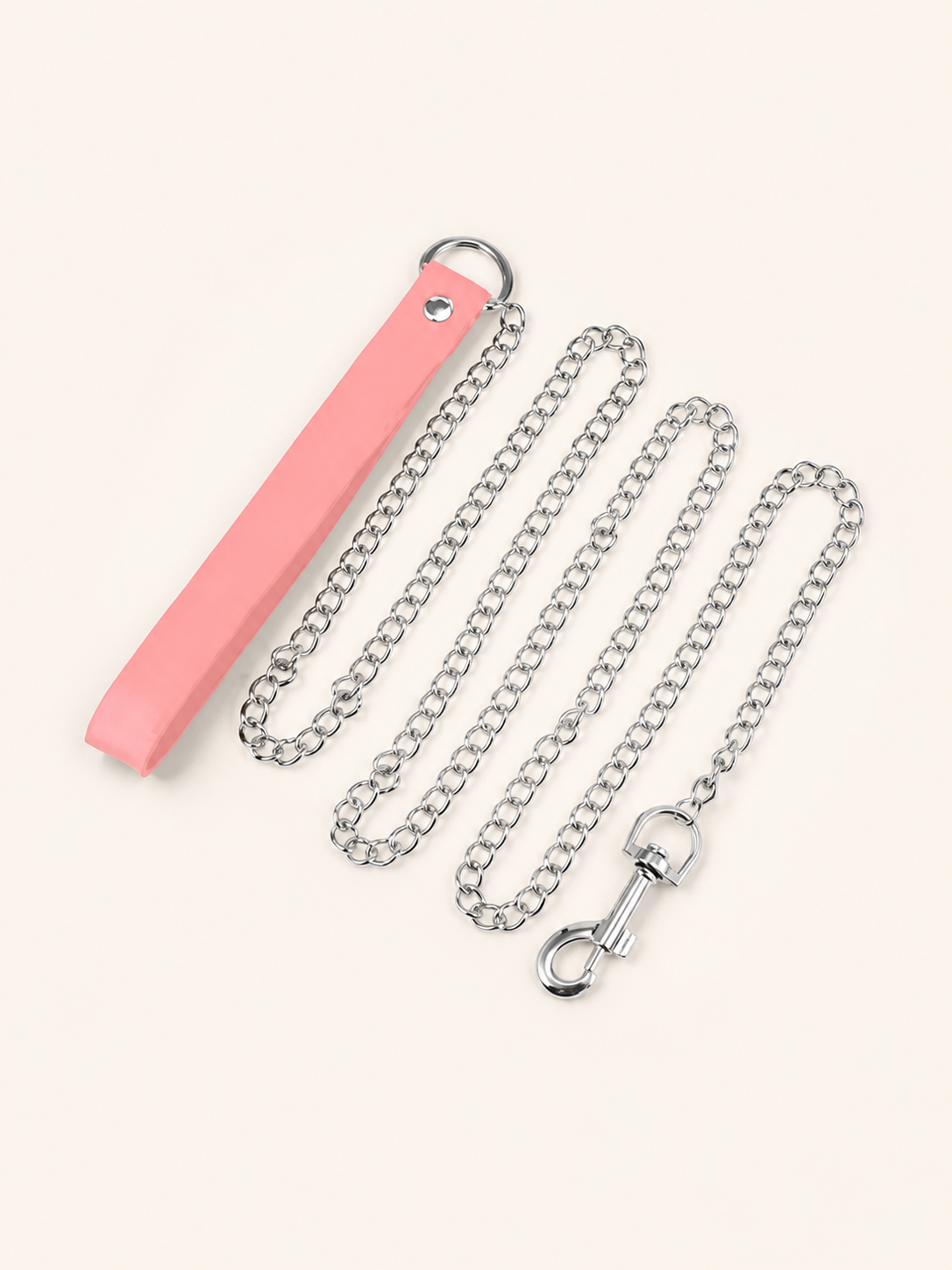 Accessory style Pink Metal Leash Chain — regenerated product-only image