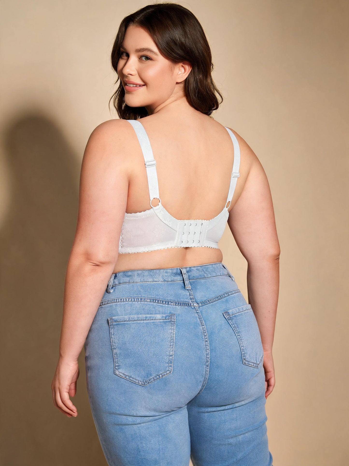 Minimizer & Uplift Design Adjustable Lace Underwire Bra