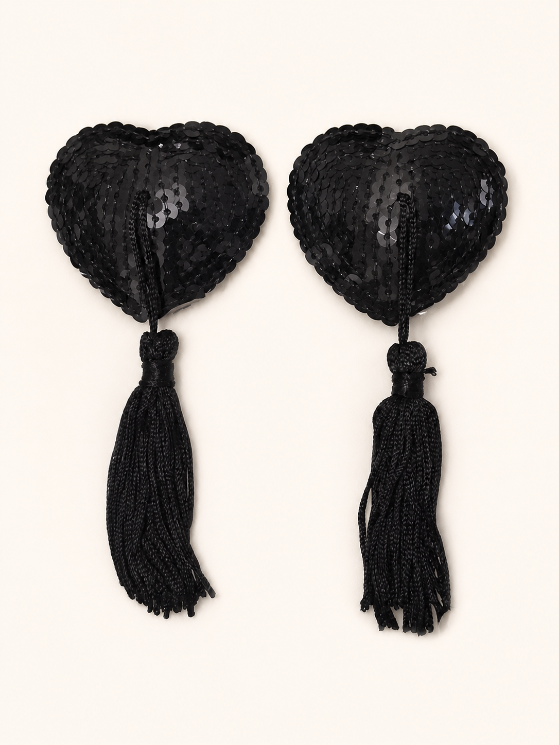 Accessory style Black Tassel Pasties — regenerated product-only image