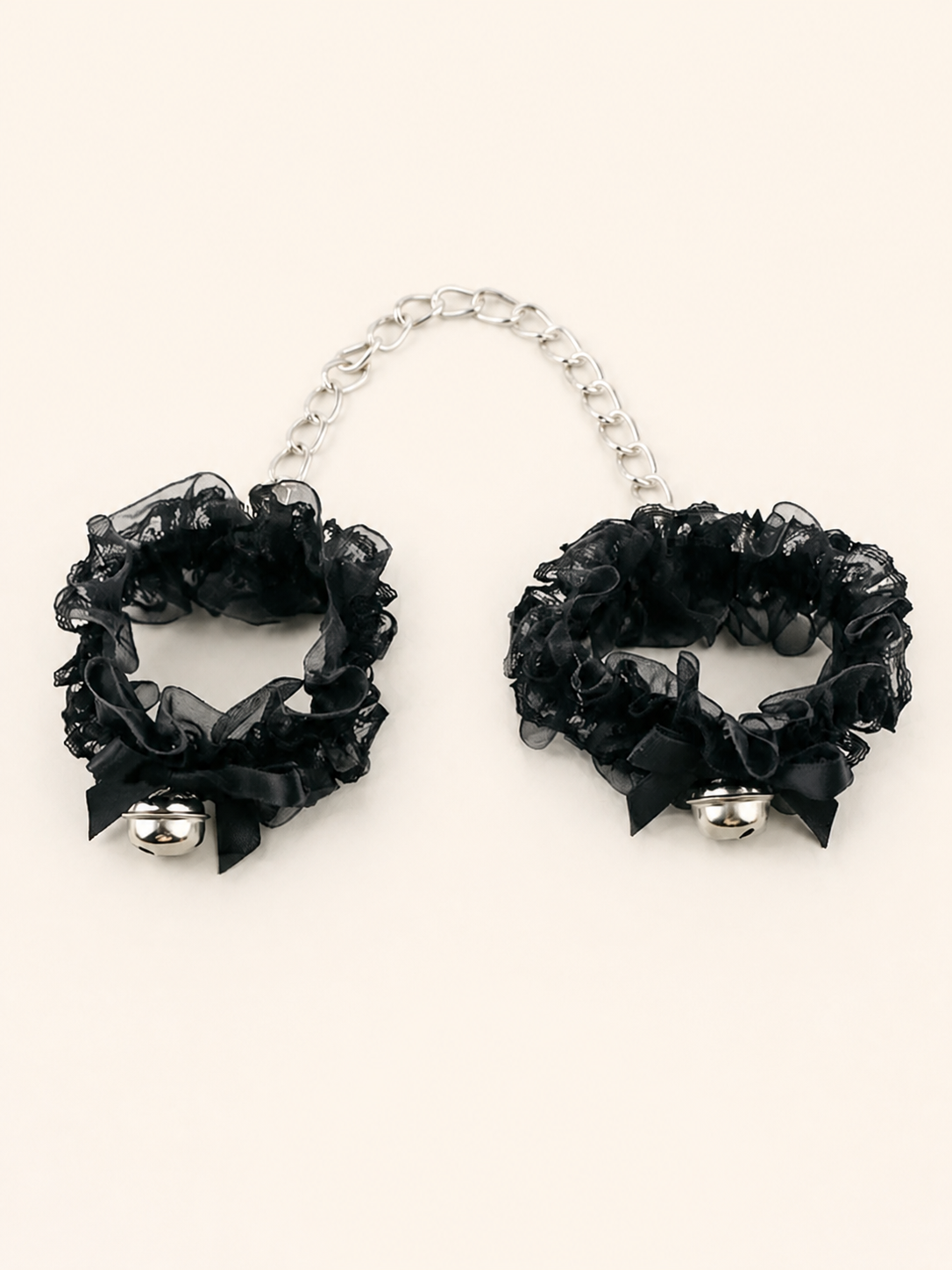Accessory style Black Bell Wrist Cuffs — regenerated product-only image