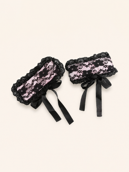 Accessory style Pink Foam Wrist Cuffs — regenerated product-only image