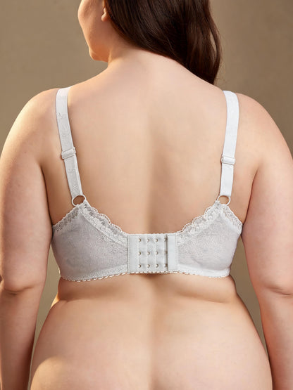 Minimizer & Uplift Design Adjustable Lace Underwire Bra