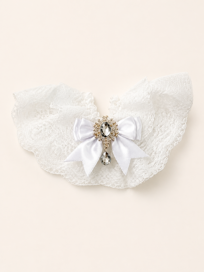 Accessory style White Rhinestone Wrist Cuffs — regenerated product-only image