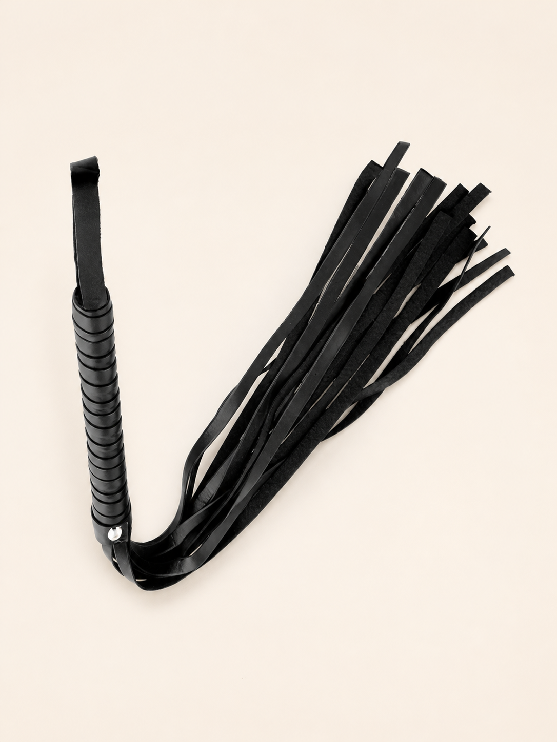 Accessory style Black Medium Flogger — regenerated product-only image