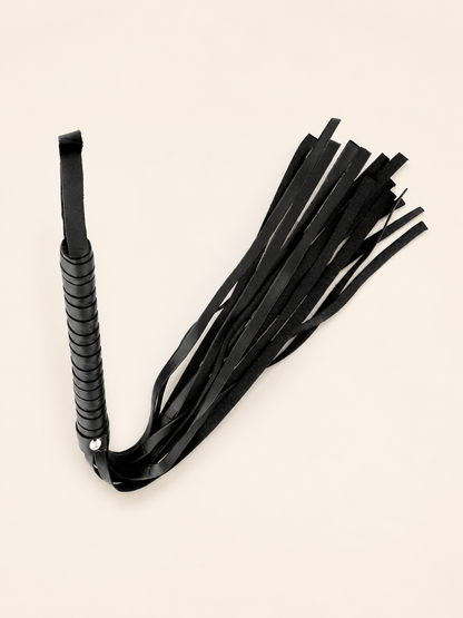 Accessory style Black Medium Flogger — regenerated product-only image