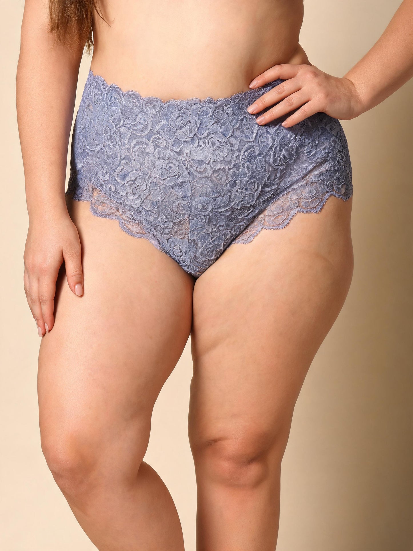 Tummy Control & Butt Lifting High Waist Seamless Lace Briefs