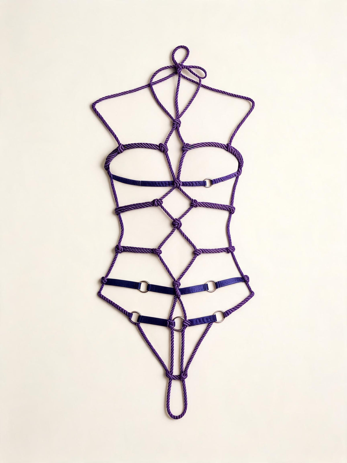 Accessory style Purple Rope Bodysuit — AtlasCloud regenerated product-only image