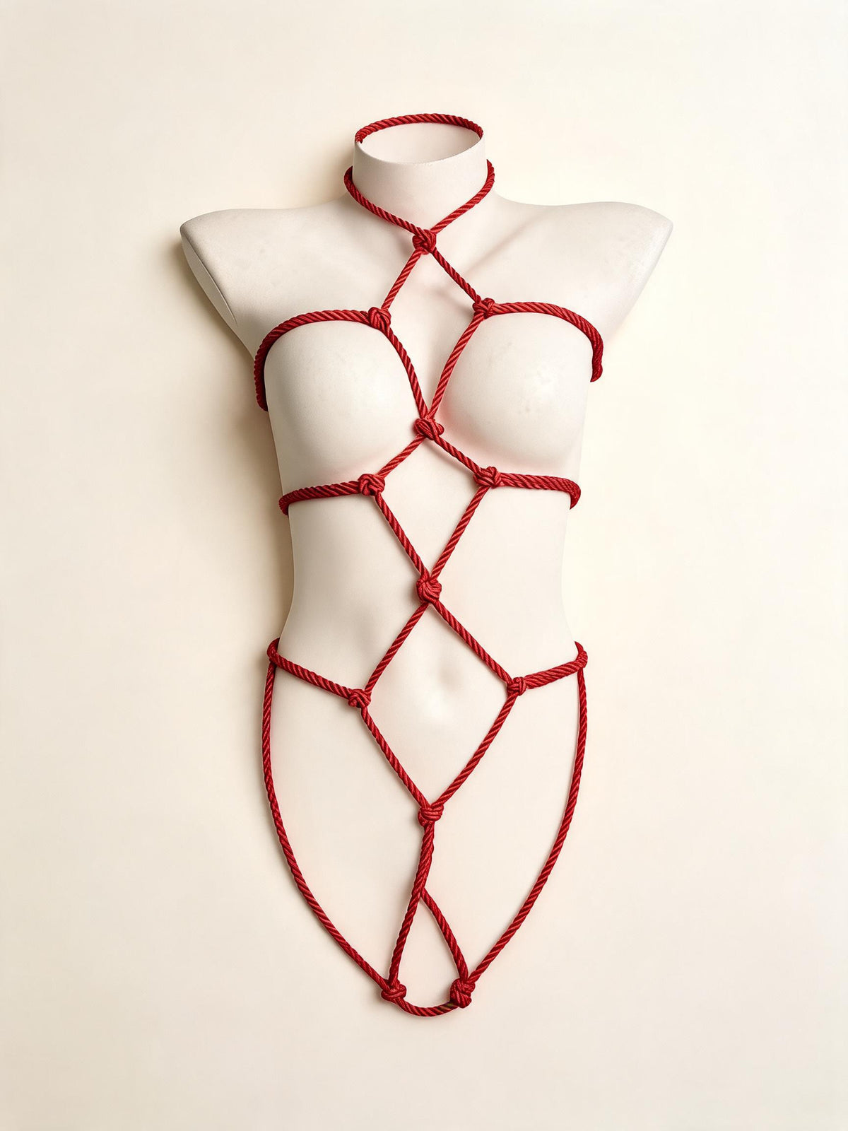 Accessory style Red Rope Bodysuit — AtlasCloud regenerated product-only image