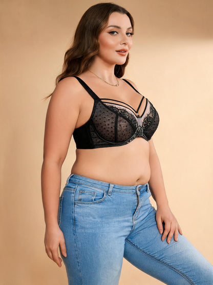 Underwire Support & Side Smoothing Lace Bra