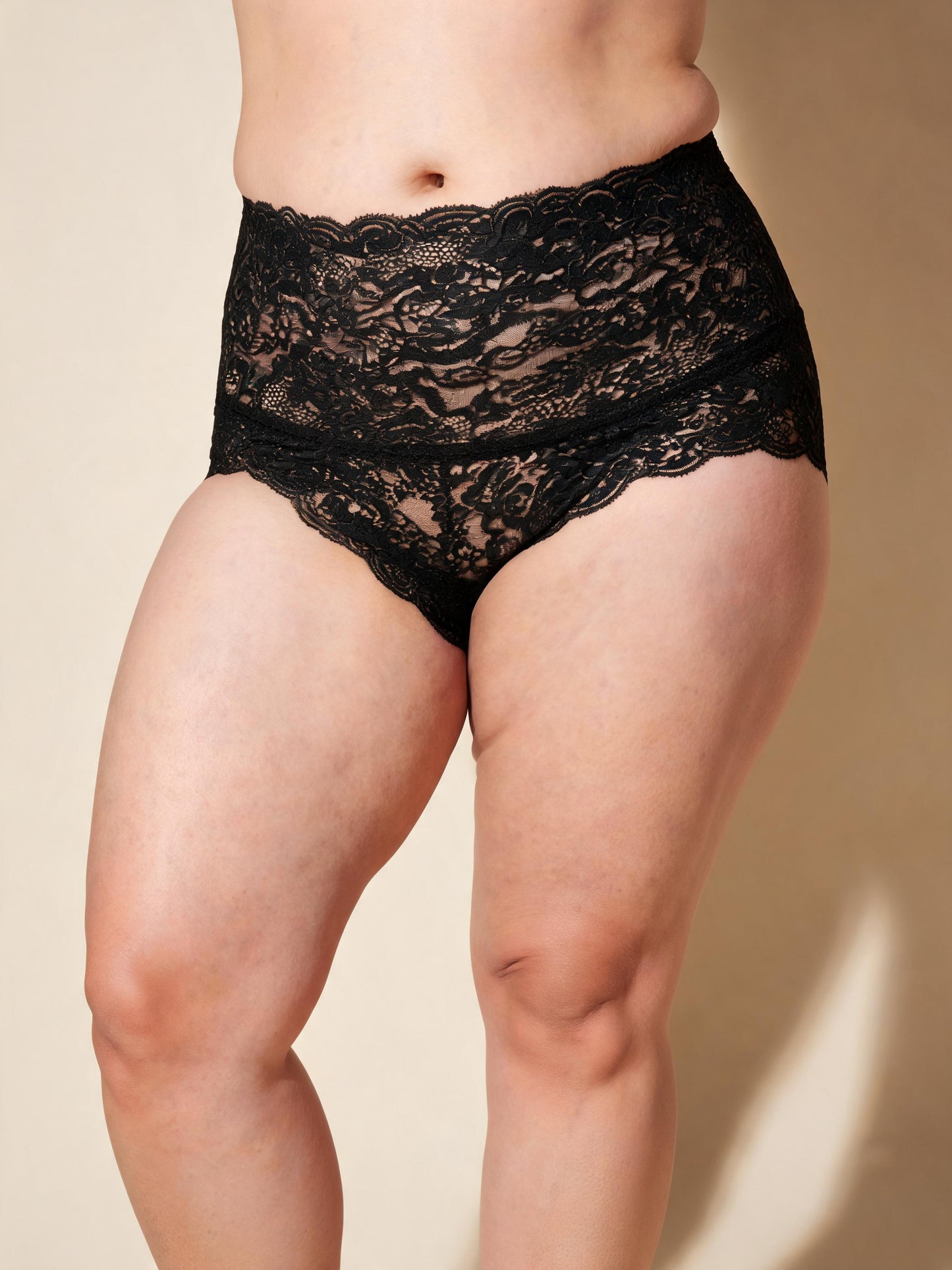 Tummy Control & Butt Lifting High Waist Seamless Lace Briefs
