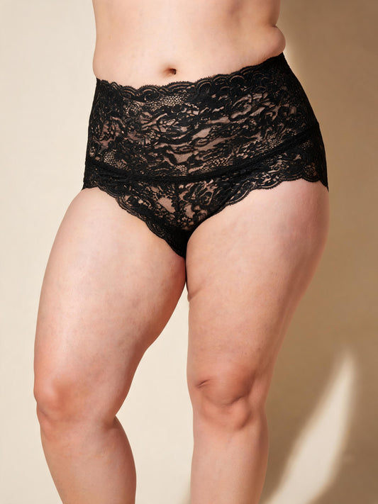 Nocturne High-Waist Lace Brief