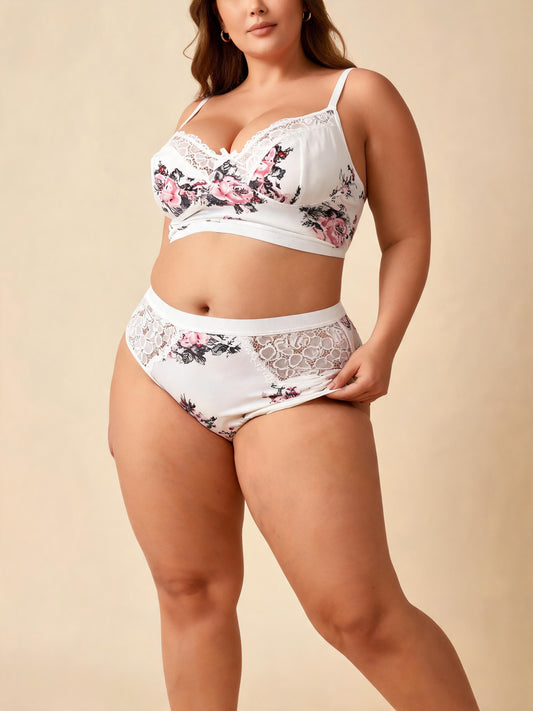 Rose Garden Bralette & Brief Set