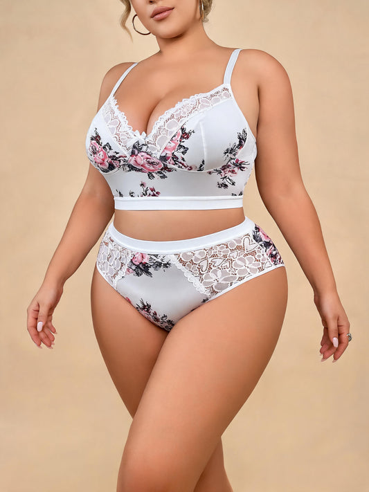Rose Garden Bralette & Brief Set