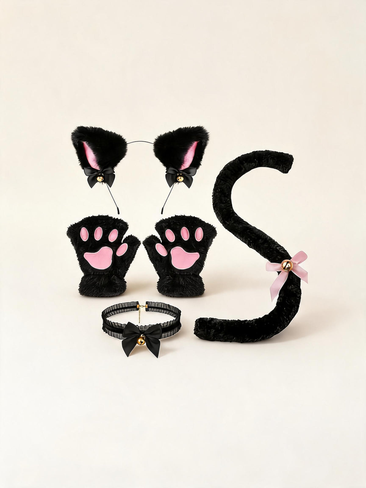 Kitty Cat Black 5-Piece Set — high-resolution product view