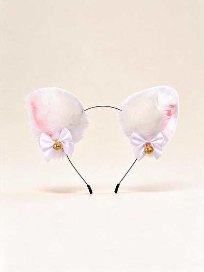 Kitty Cat White Headband — high-resolution product view