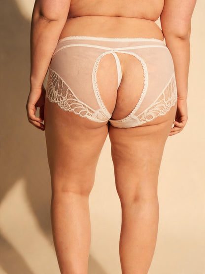 Ultra-Thin Open Crotch & No Trace See-Through Lace Panty
