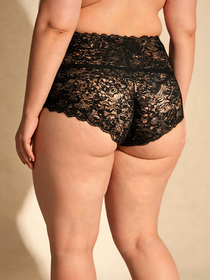 Tummy Control & Butt Lifting High Waist Seamless Lace Briefs