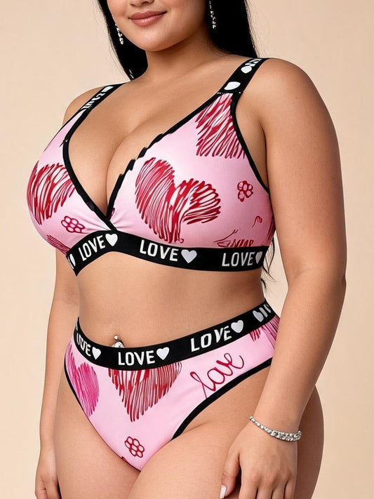 Love Letter Bra & Brief Set
