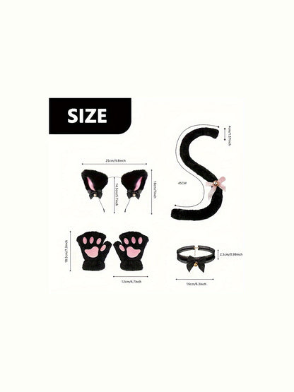 Kitty cat costume accessories — measurements
