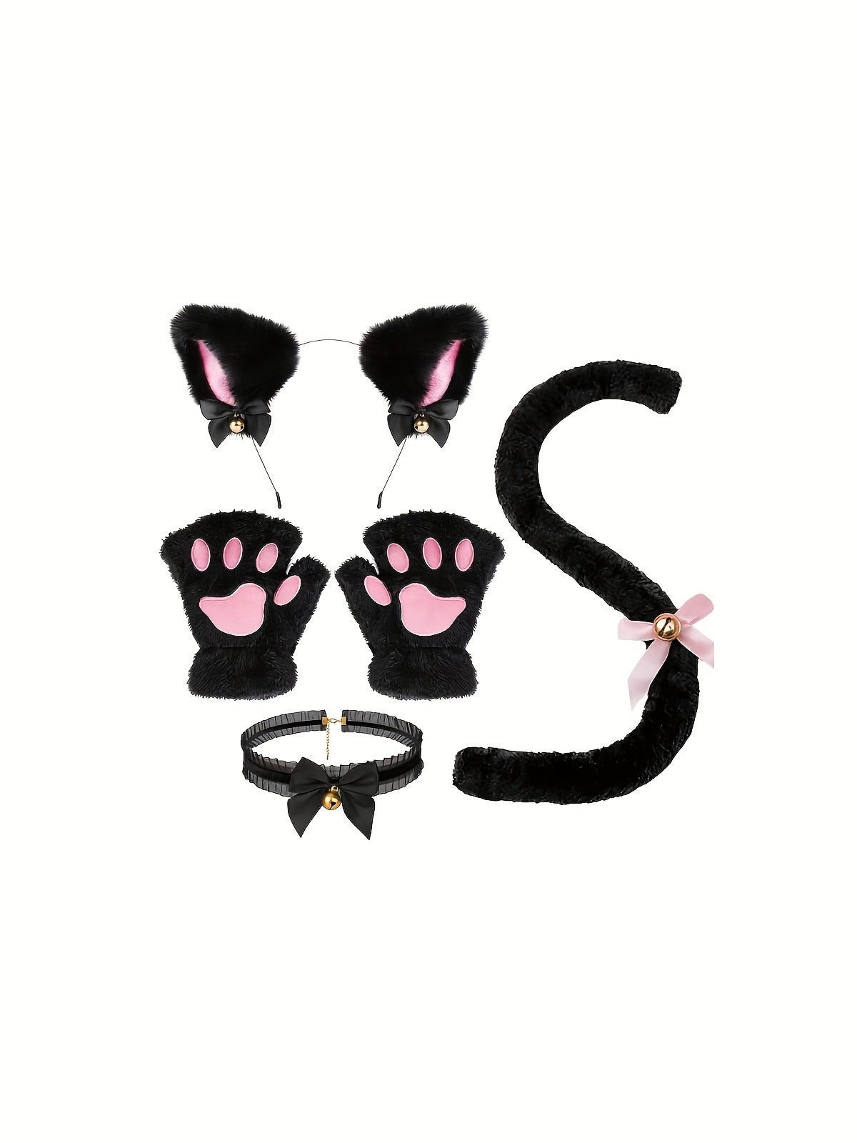 Kitty cat costume accessories — material details