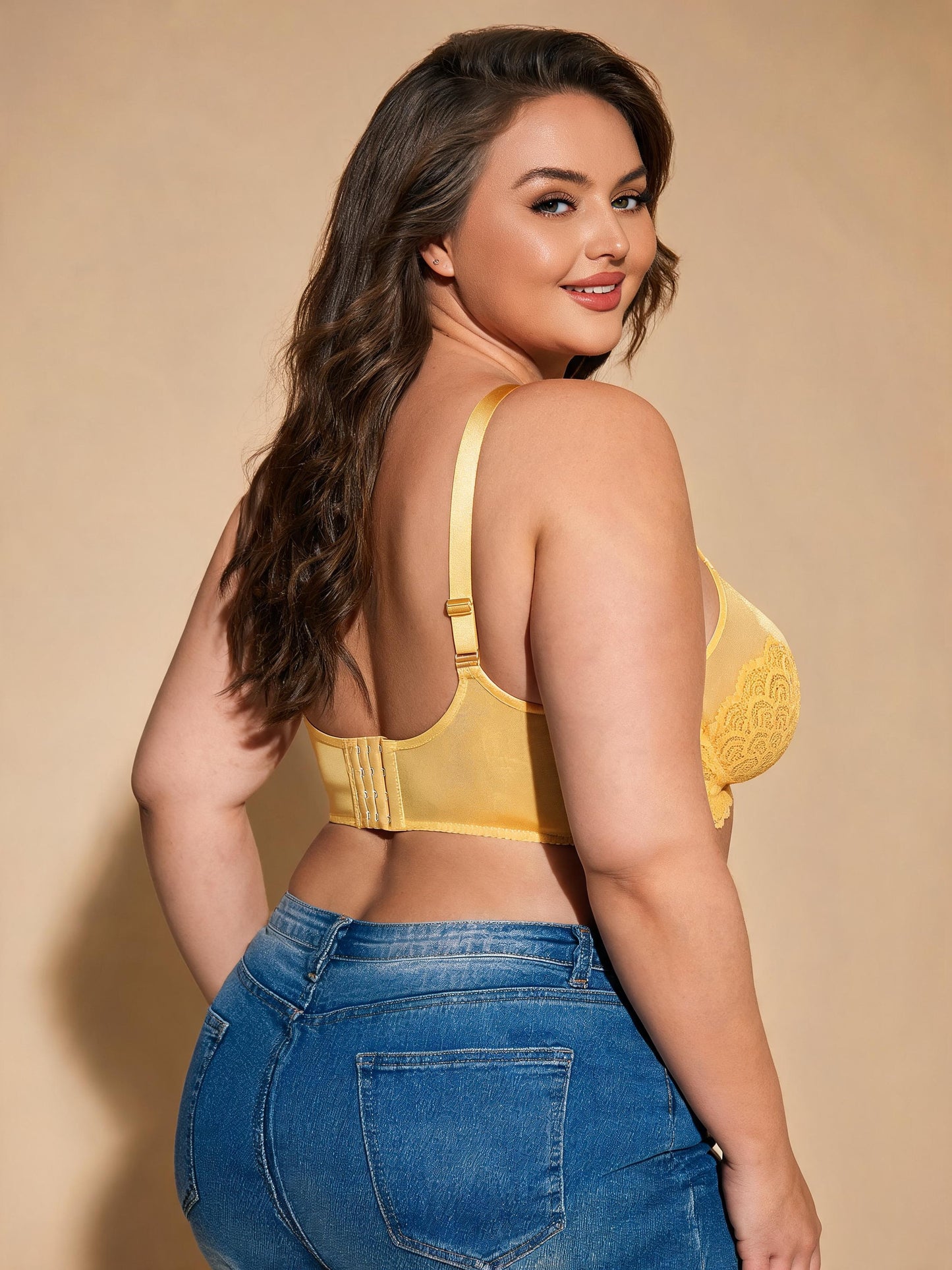 Reathable Memory Wire & Shaping Ultra-thin Lace Bra